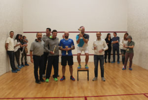 Podio Maschile Torneo Elite Roma Squash